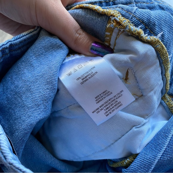 Light Wash BDG Urban Outfitters Paper Bag High Rise Jeans - Picture 7 of 10